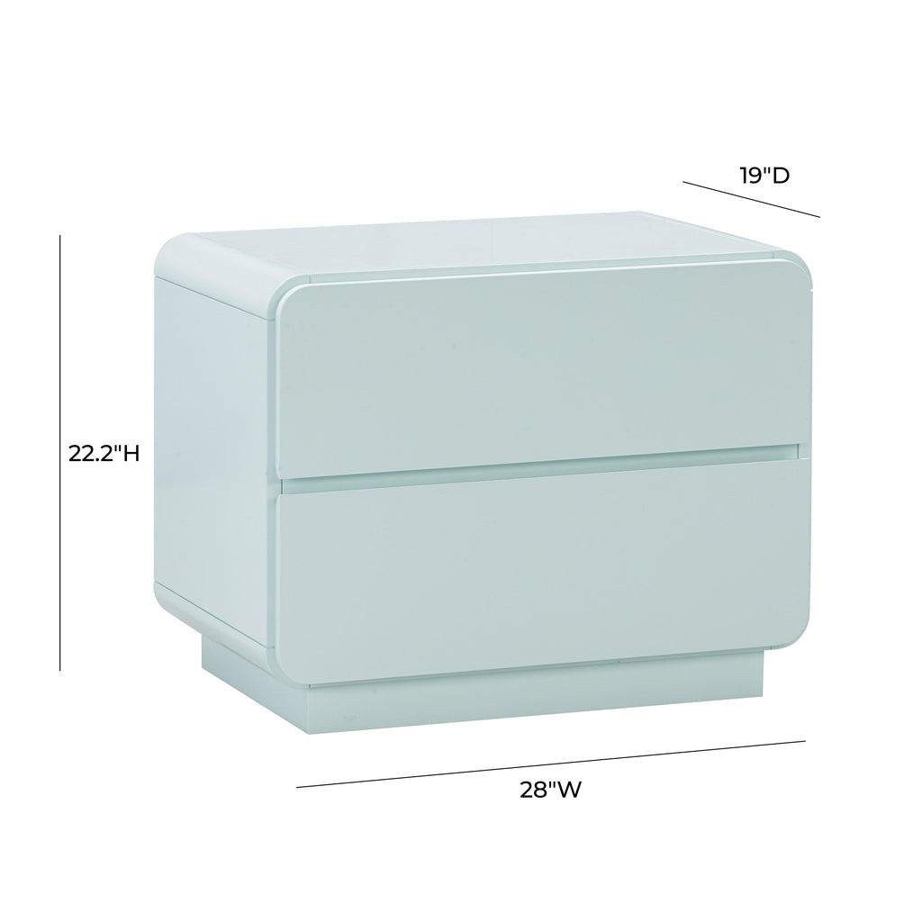 Sagura 28" 2-Drawer Nightstand