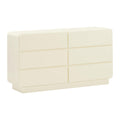 Sagura 56" 6-Drawer Dresser