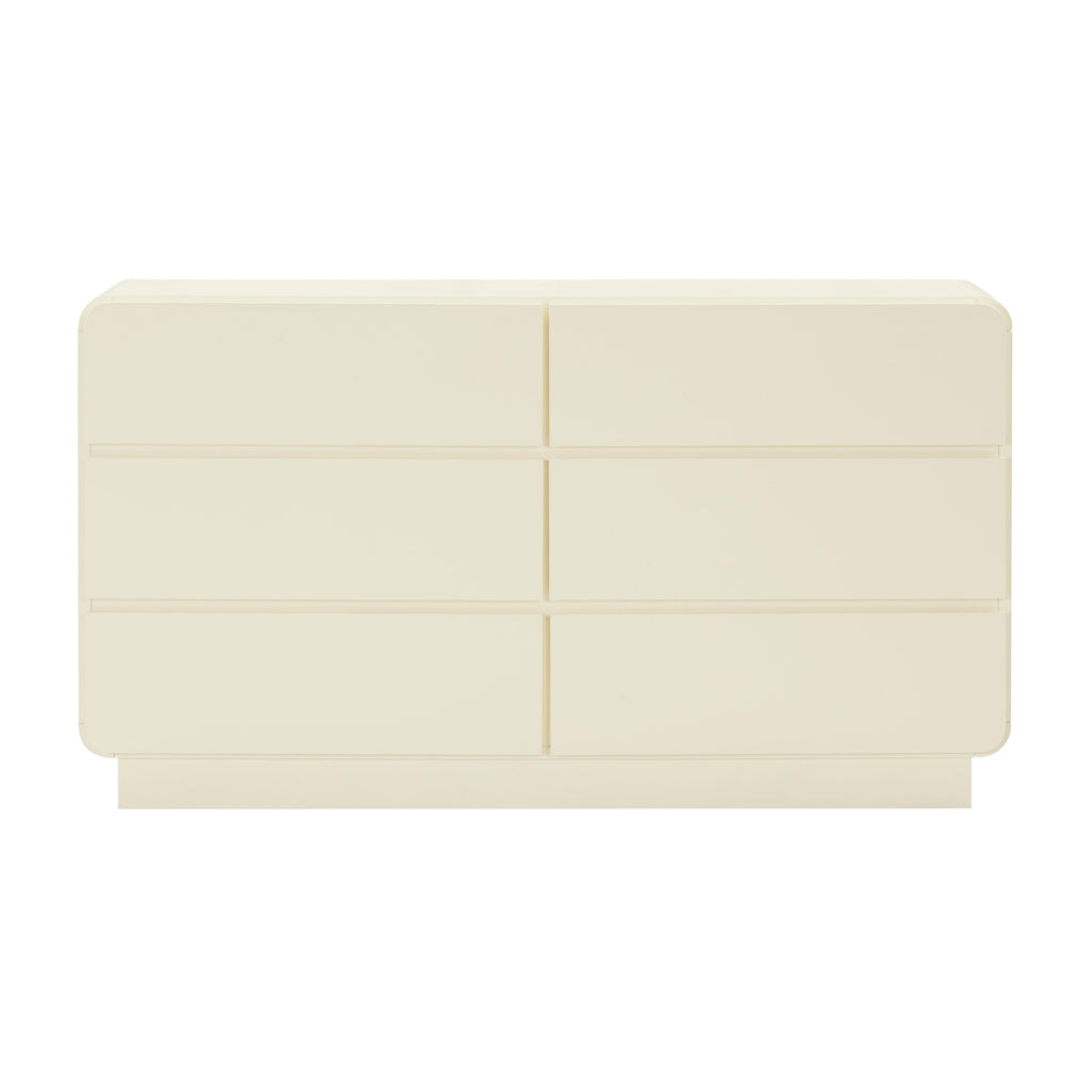 Sagura 56" 6-Drawer Dresser