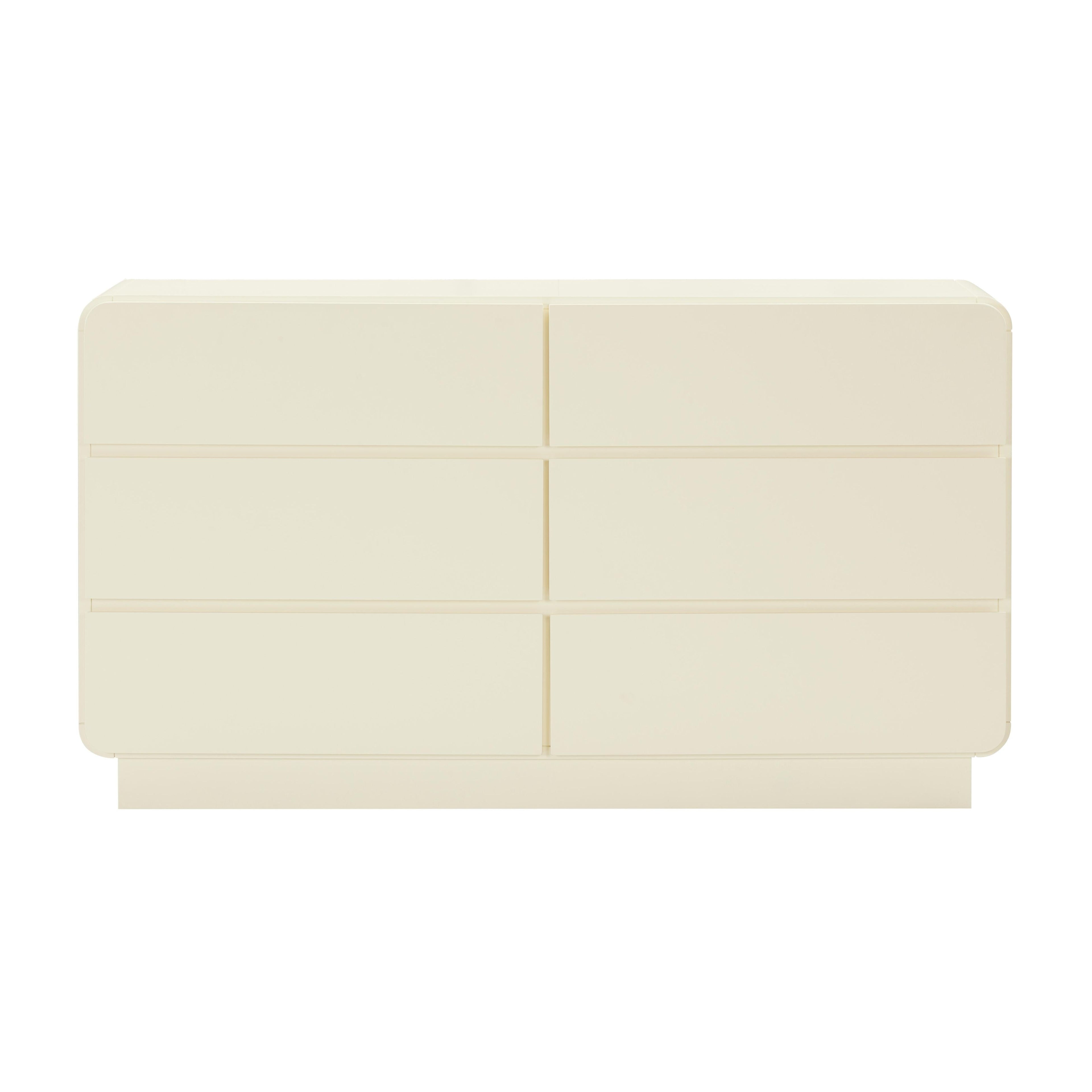 Sagura 56" 6-Drawer Dresser