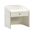 Collins 22" Lacquer Nightstand With Drawer — Cream null