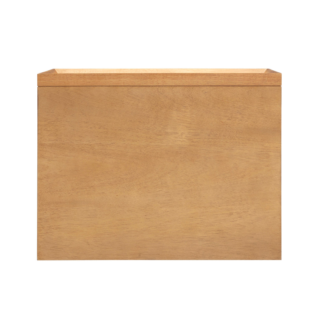 Miles 22" Natural Wood 2-Drawer Nightstand