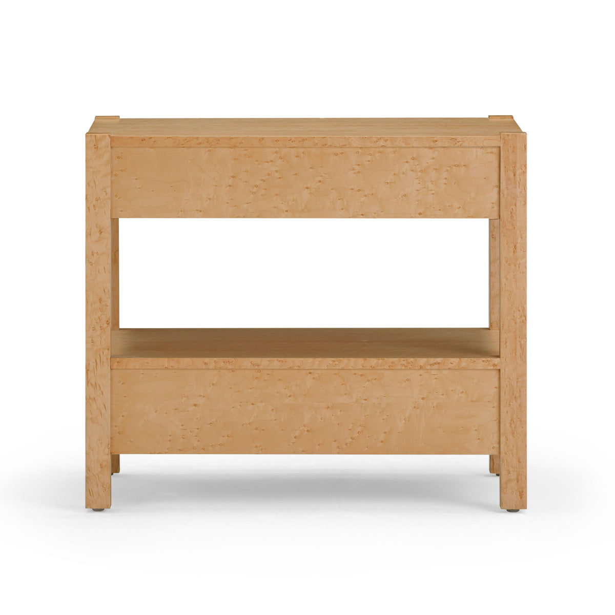 Brandyss 26" Burl 2-Drawer Nightstand
