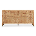 Brandyss 62" Burl 7-Drawer Dresser