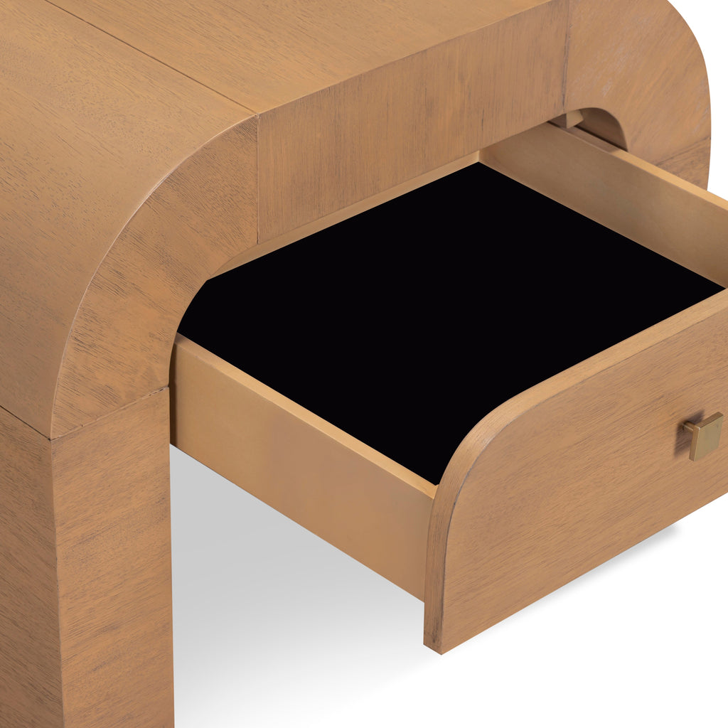 Hump 26" Arched Nightstand With Drawer