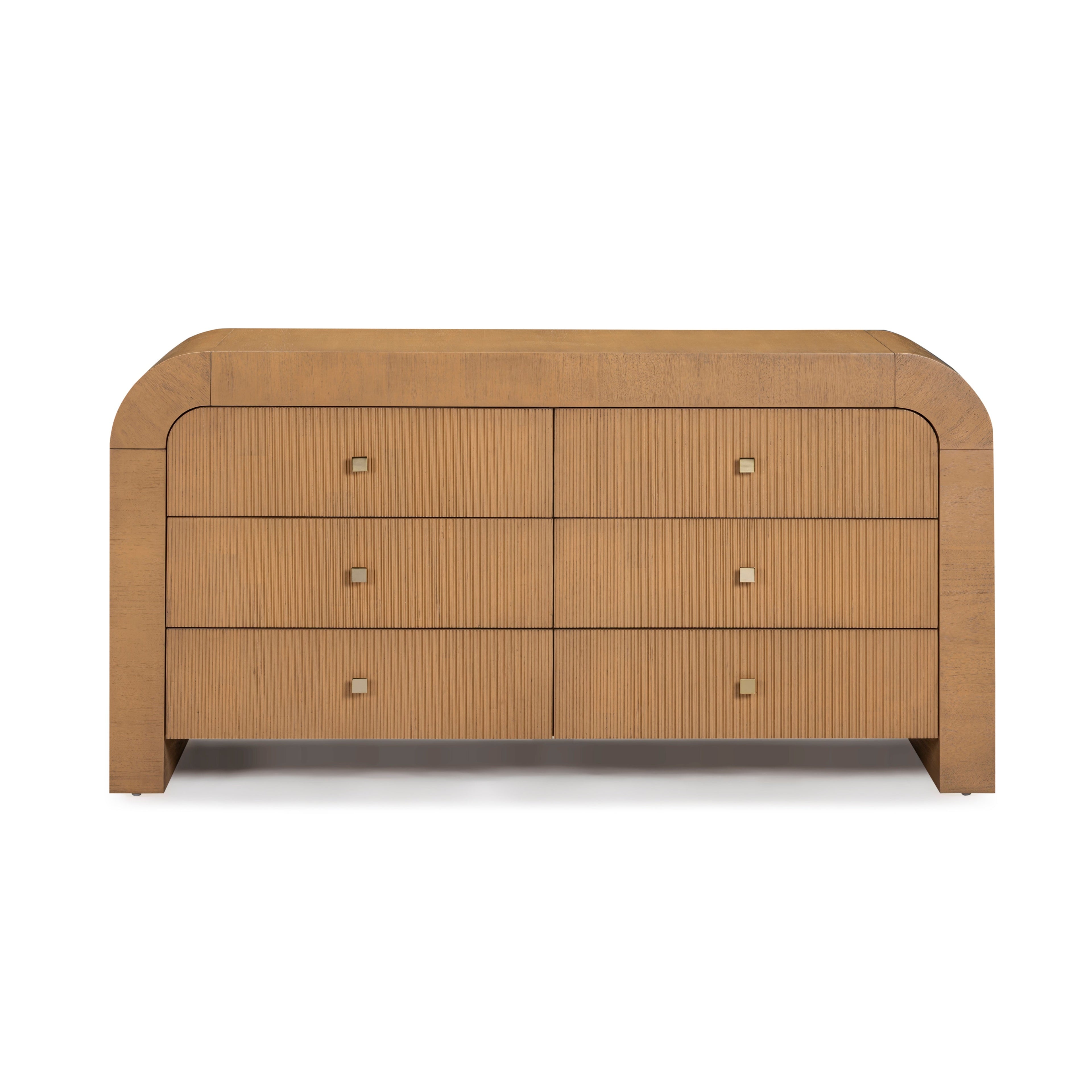 Hump 62" Arched 6-Drawer Dresser