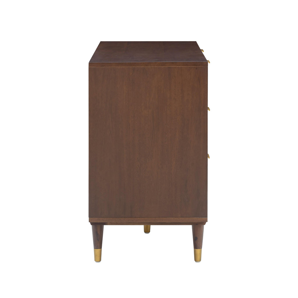 Sierra 60" Cane 6-Drawer Dresser