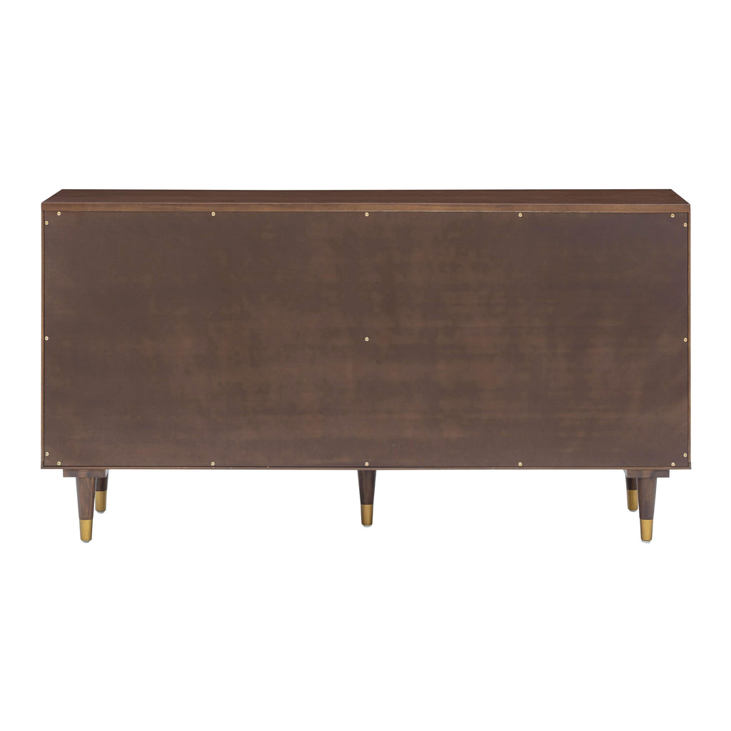 Sierra 60" Cane 6-Drawer Dresser