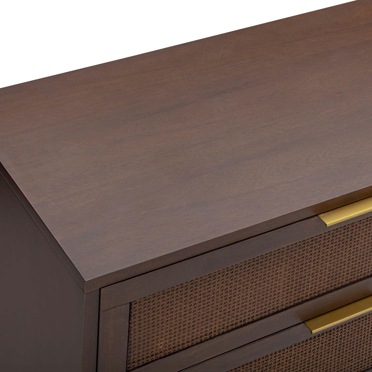 Sierra 60" Cane 6-Drawer Dresser