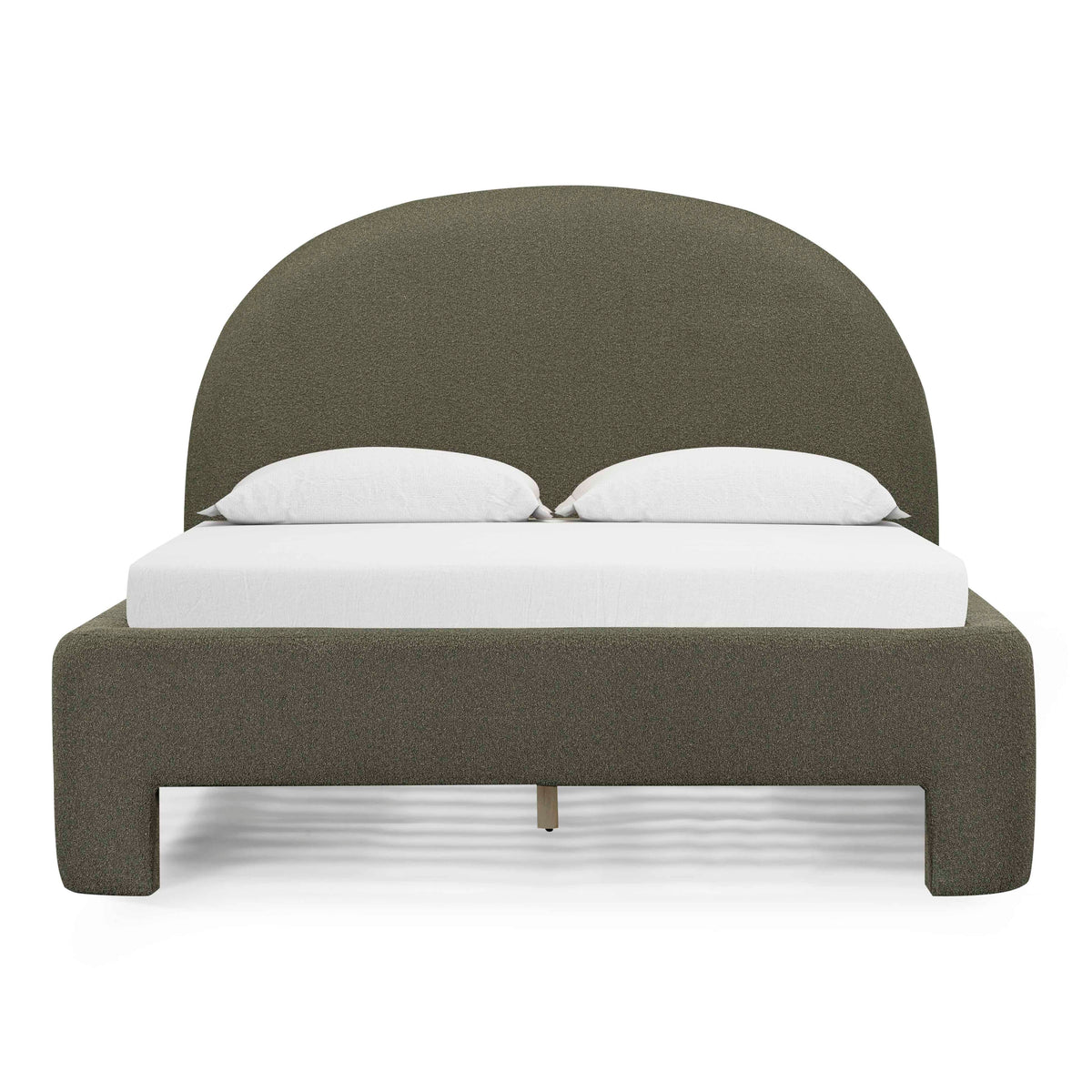 Orphea Performance Boucle Bed — Kale Green Queen