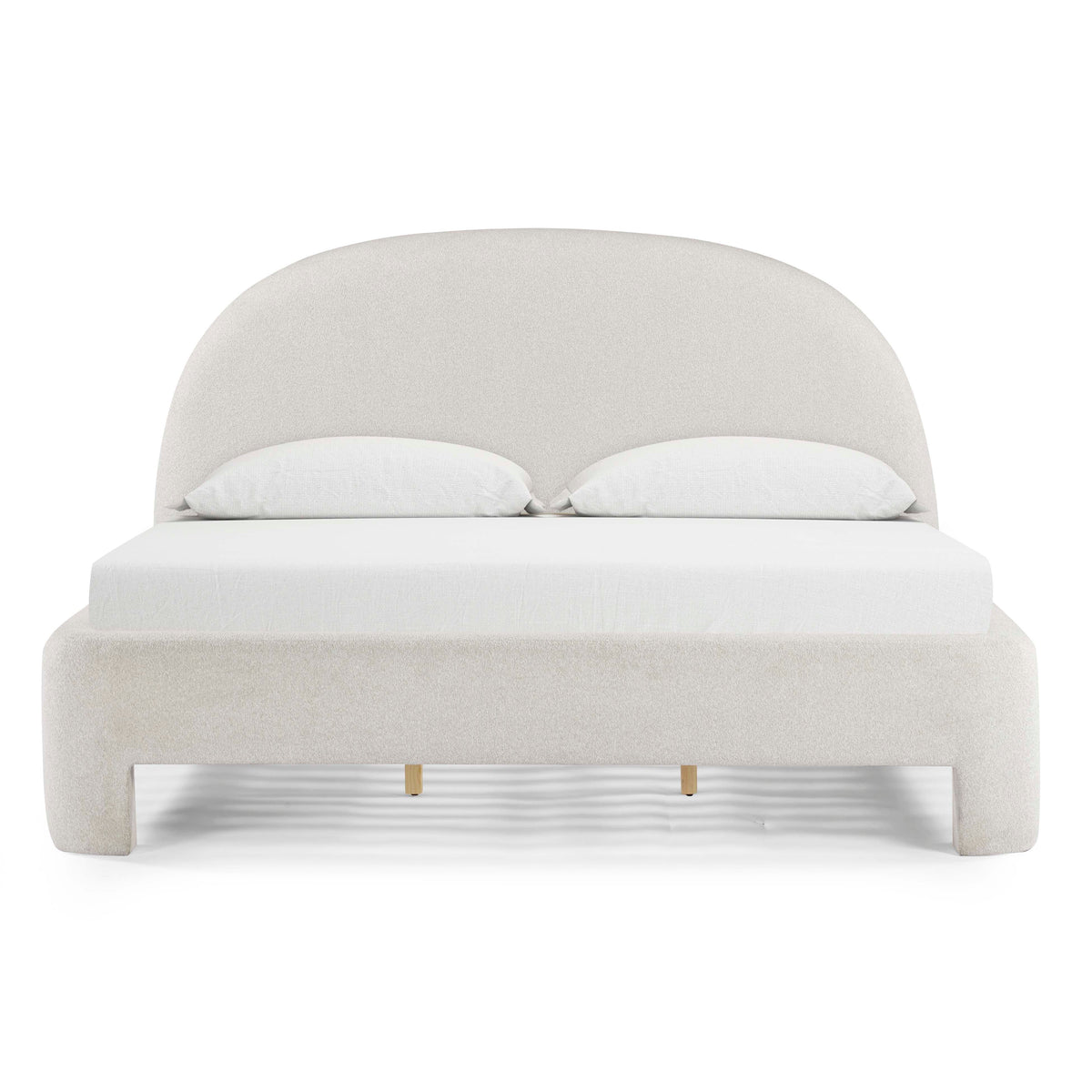 Orphea Performance Boucle Bed — Off-White King