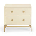 Pesce 25" Faux Shagreen 2-Drawer Nightstand