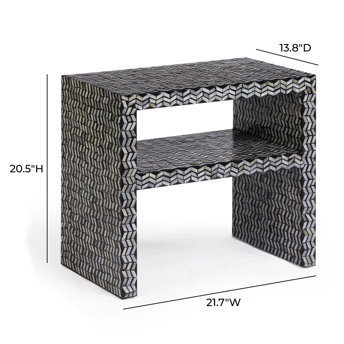 Derry 22" Capiz Shell Nightstand