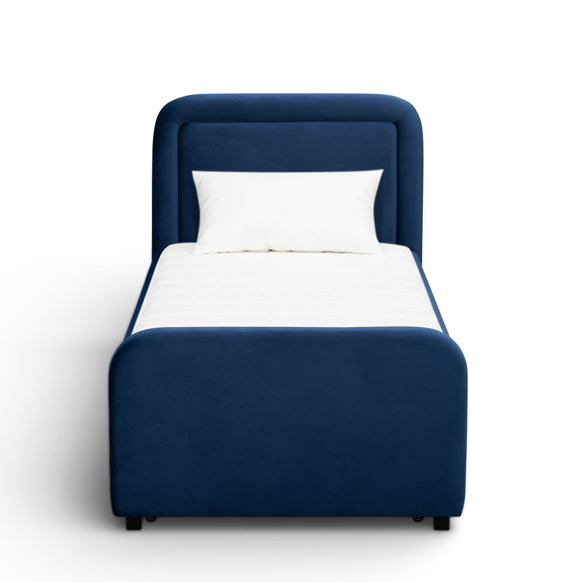 Briella Performance Velvet Trundle Bed in Twin