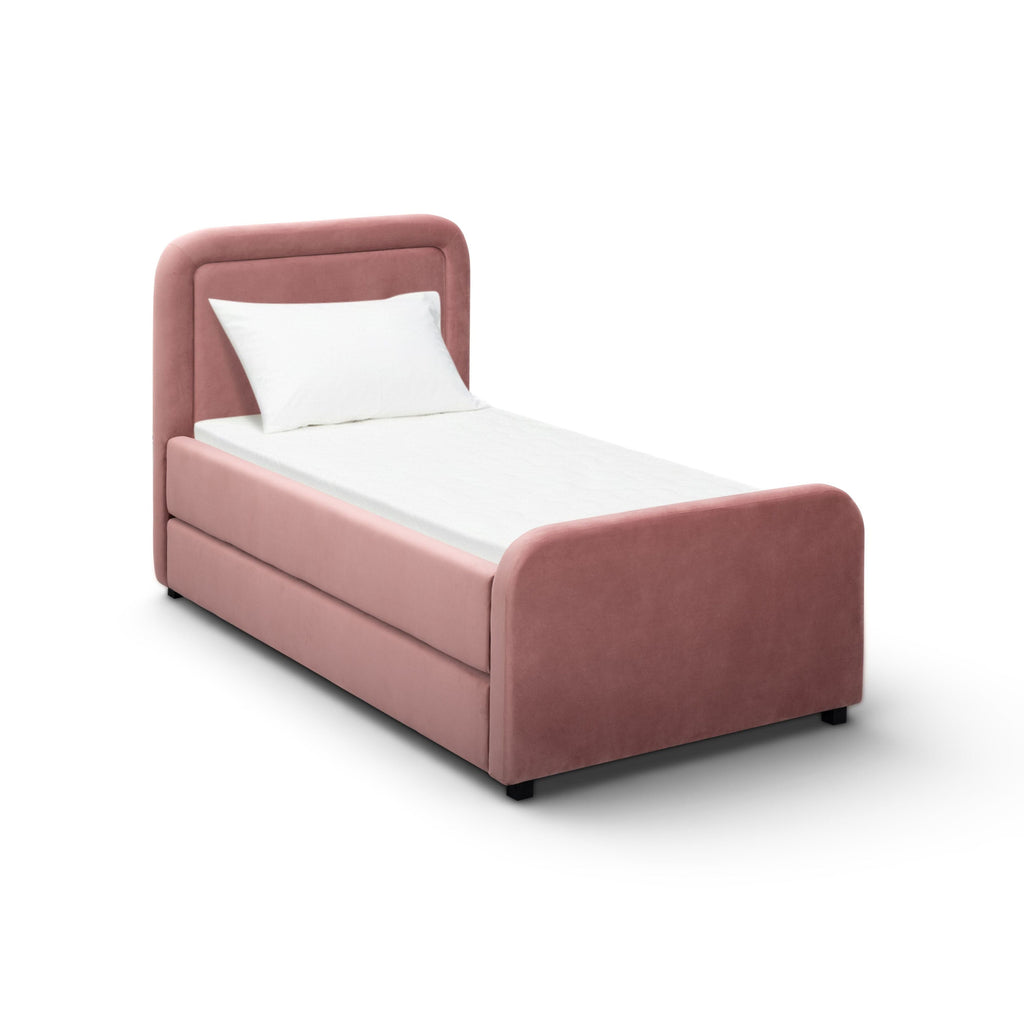 Briella Performance Velvet Trundle Bed in Twin