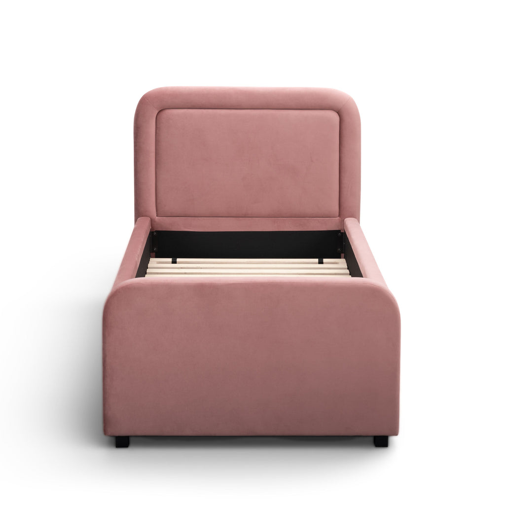 Briella Performance Velvet Trundle Bed in Twin