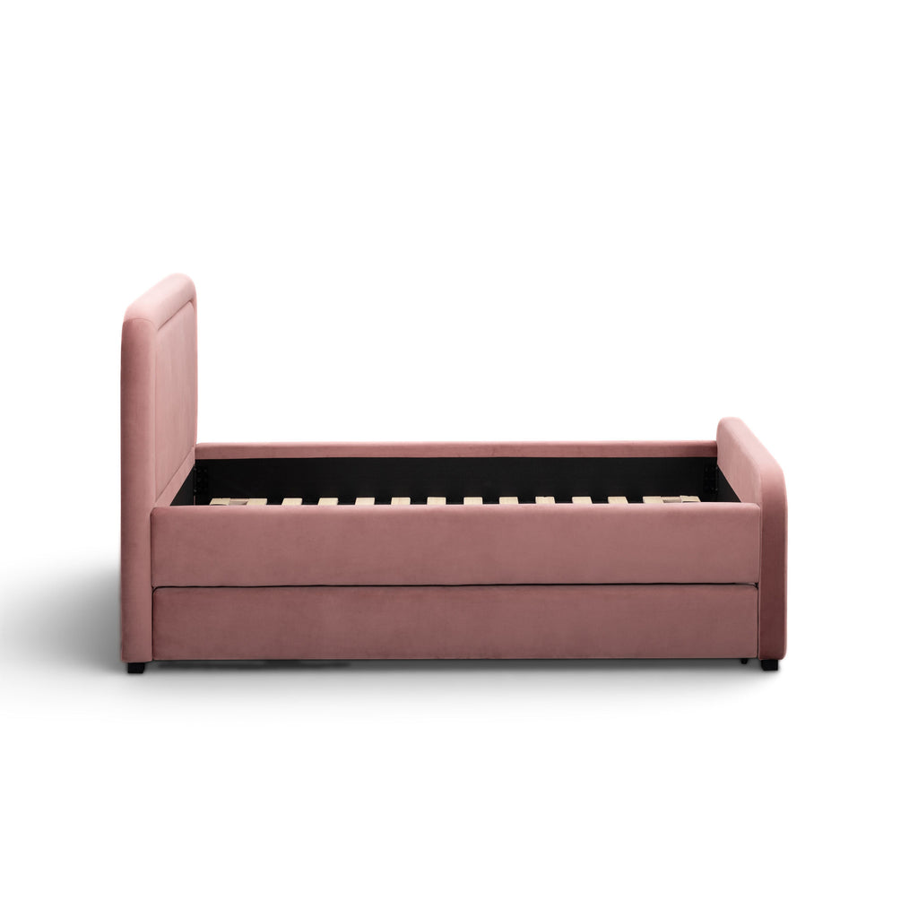 Briella Performance Velvet Trundle Bed in Twin