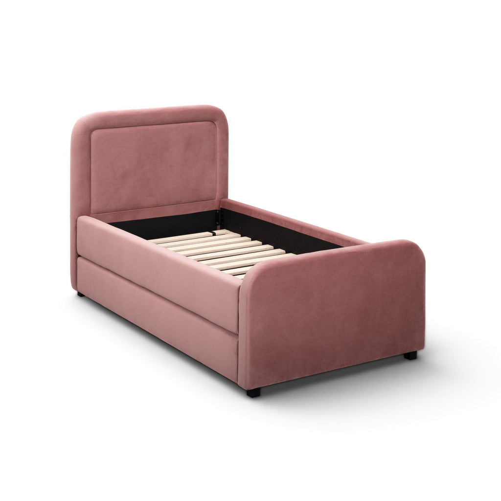 Briella Performance Velvet Trundle Bed in Twin