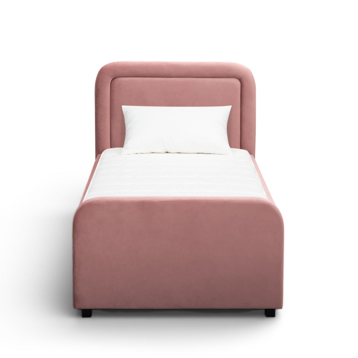 Briella Performance Velvet Trundle Bed in Twin