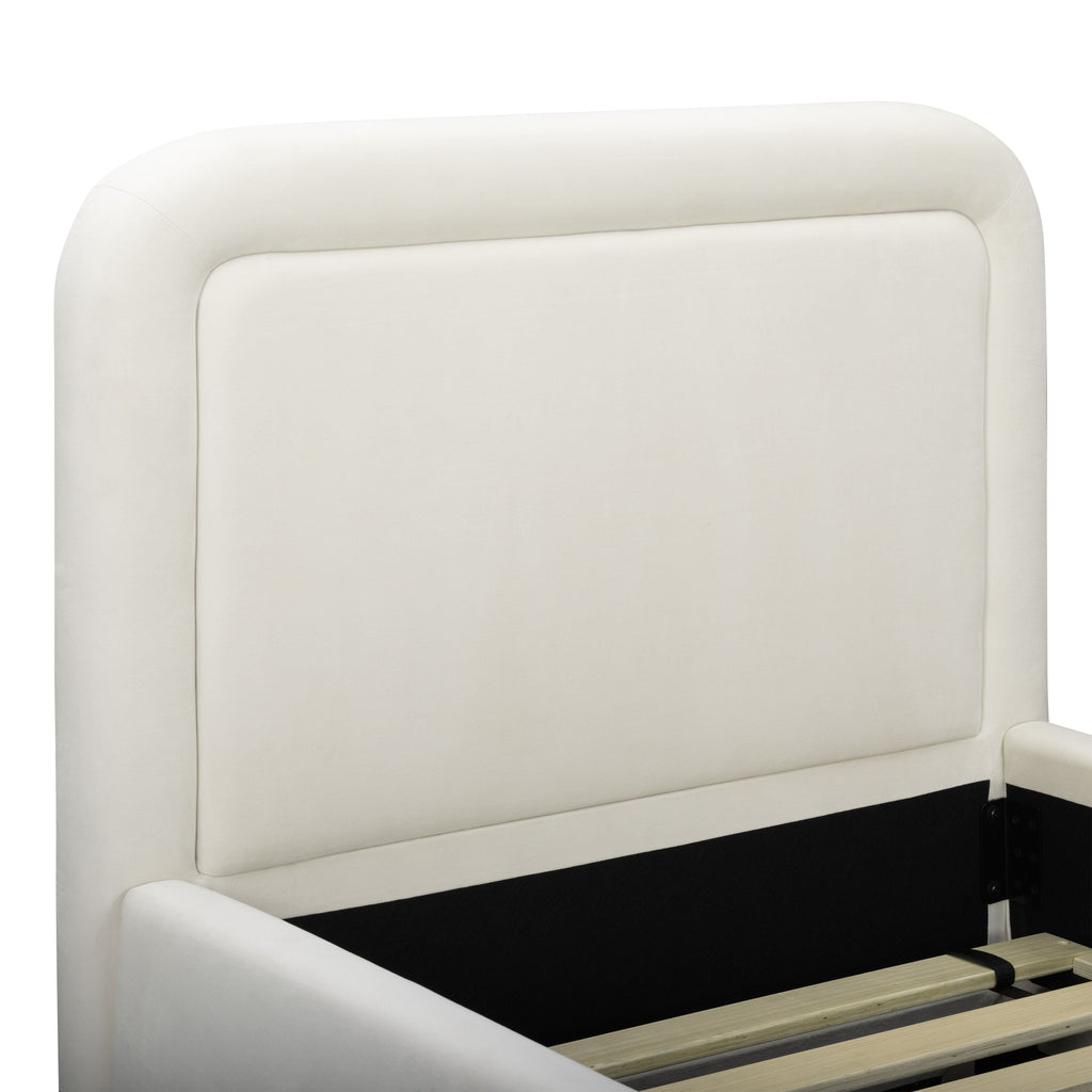 Briella Performance Velvet Trundle Bed in Twin