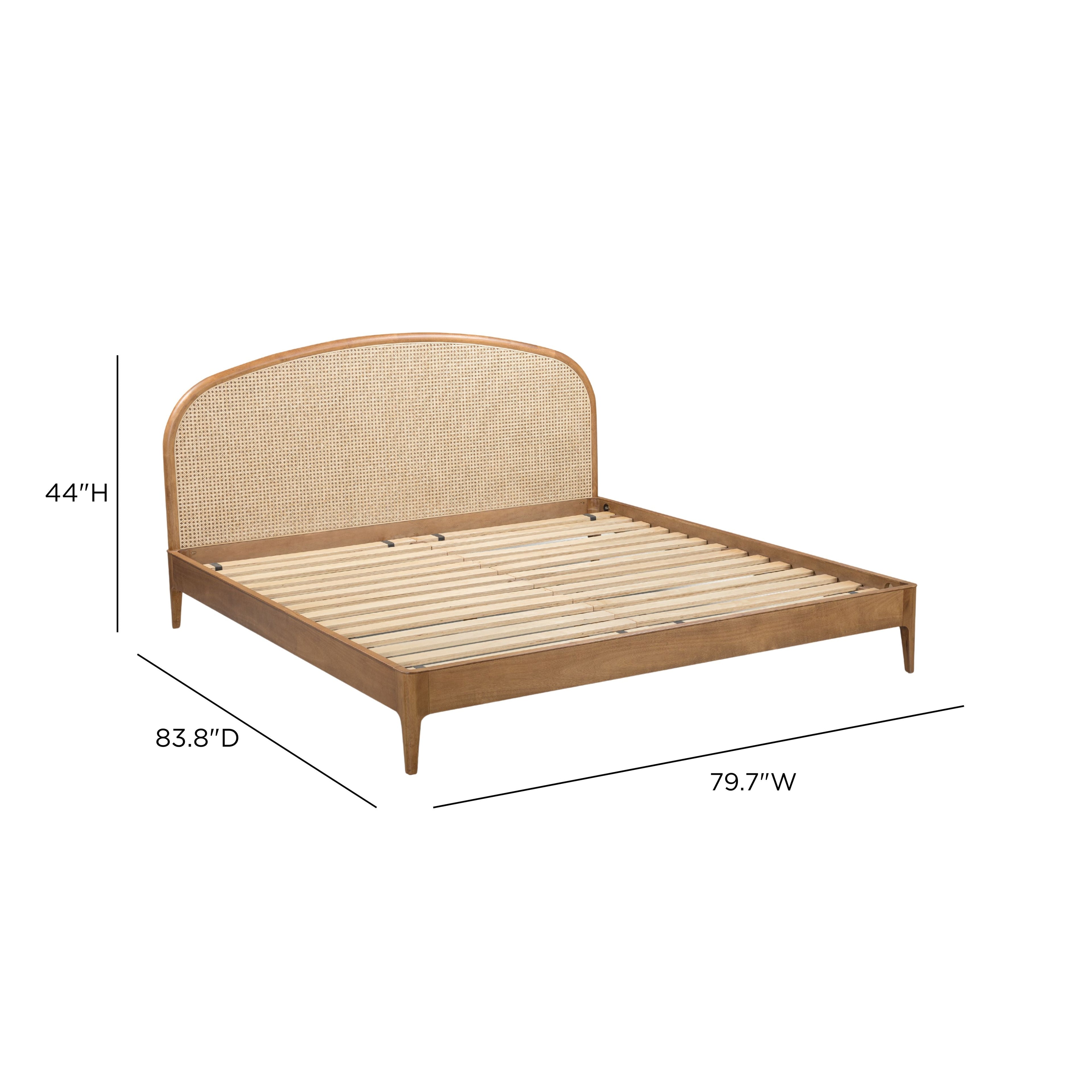 Mico Natural Rattan Bed