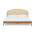 Mico Natural Rattan Bed — Pecan King