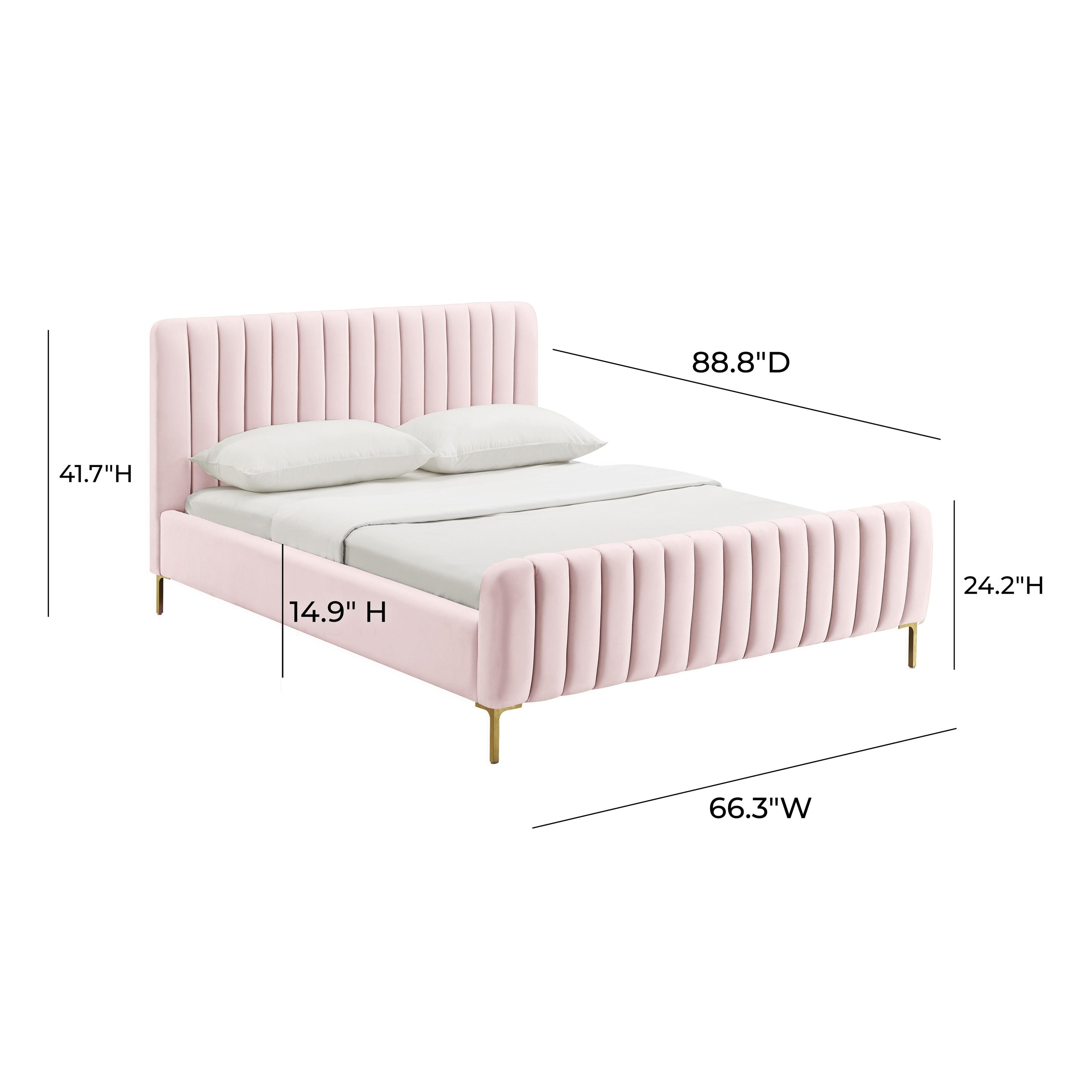 Angela Performance Velvet Bed