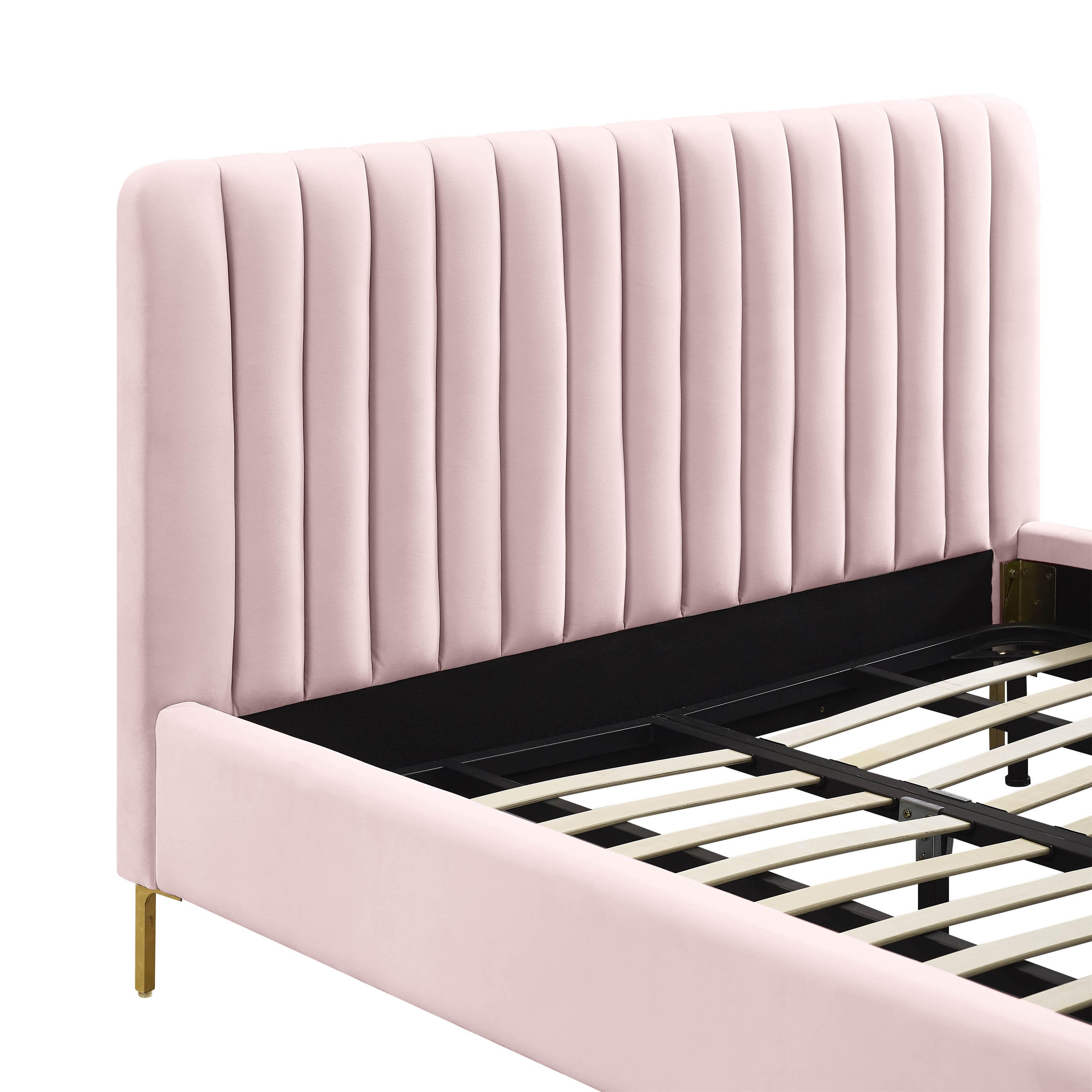 Angela Performance Velvet Bed