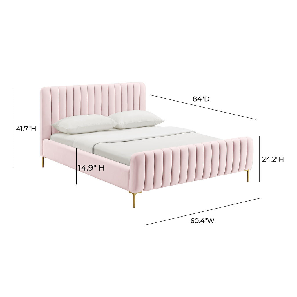 Angela Performance Velvet Bed