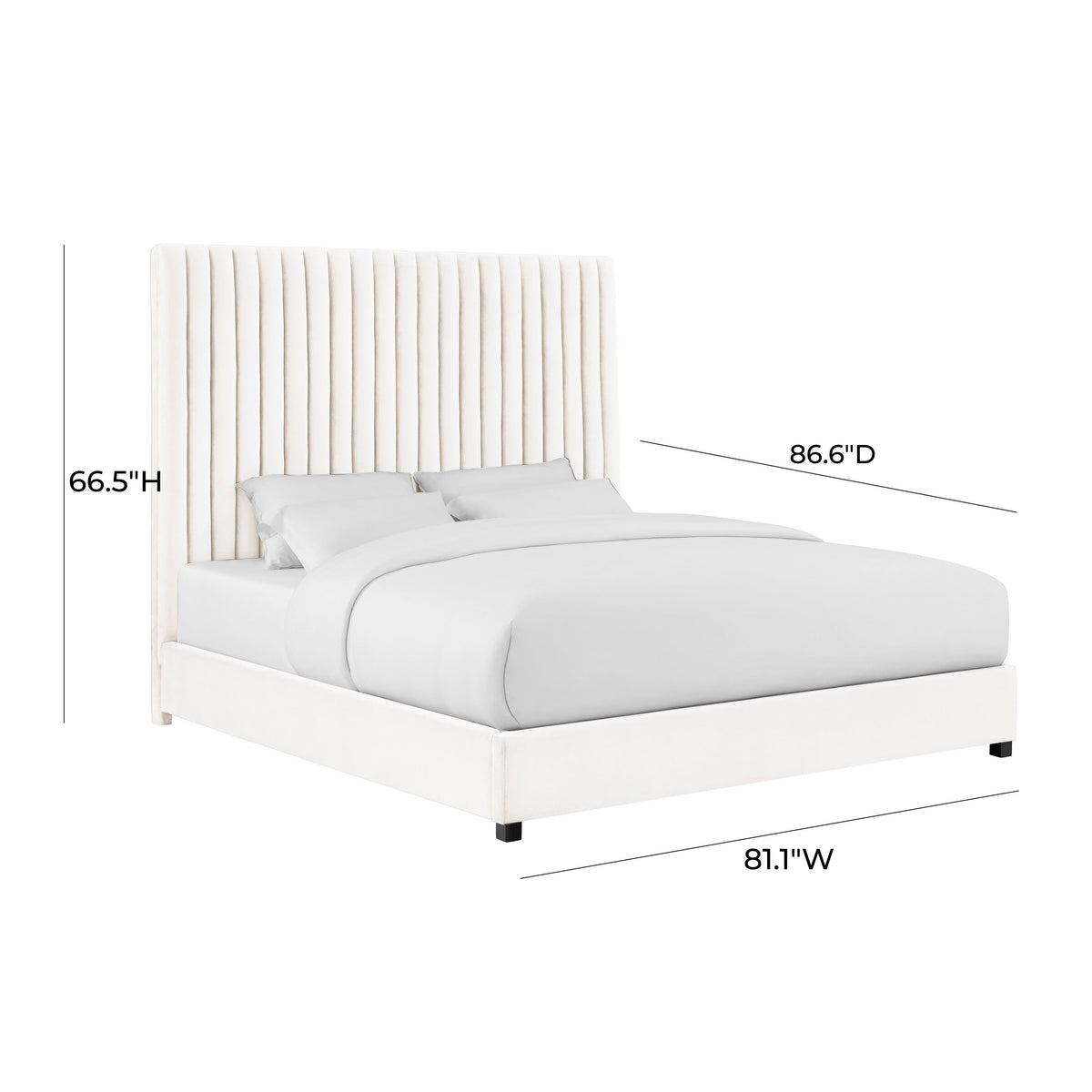 Arabelle Performance Velvet Bed