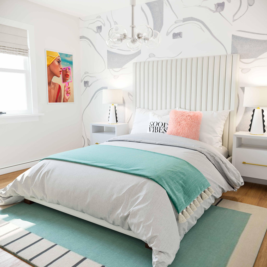 Arabelle Performance Velvet Bed