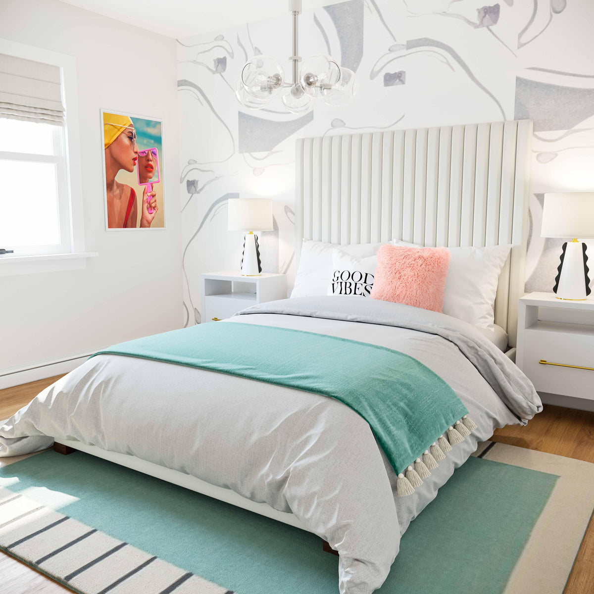 Arabelle Performance Velvet Bed