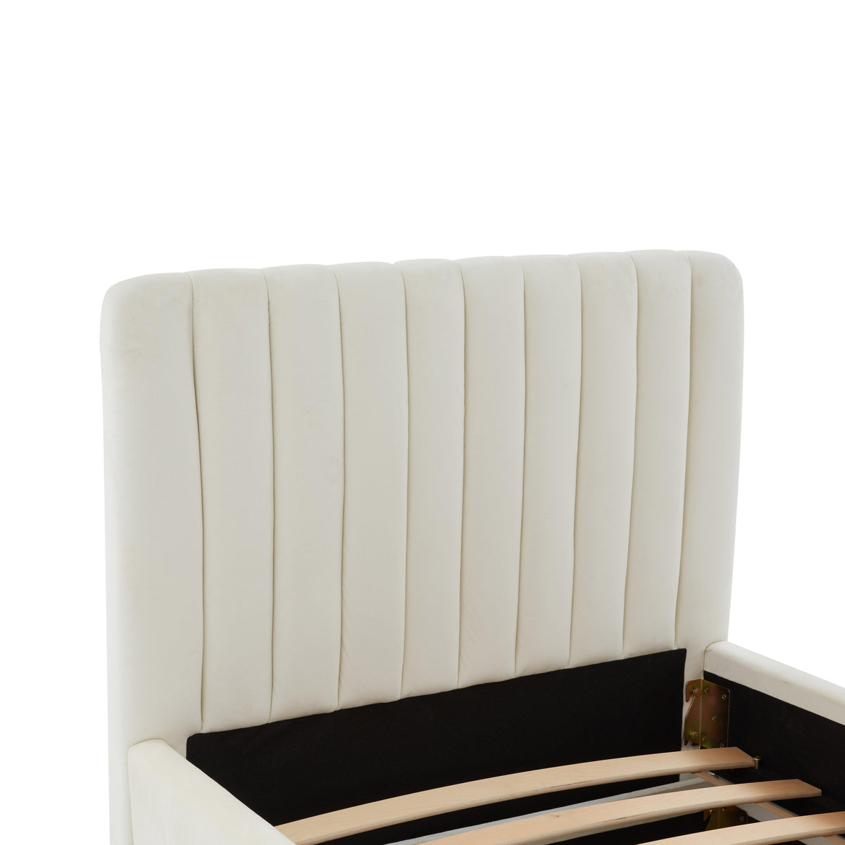 Angela Performance Velvet Trundle Bed in Twin