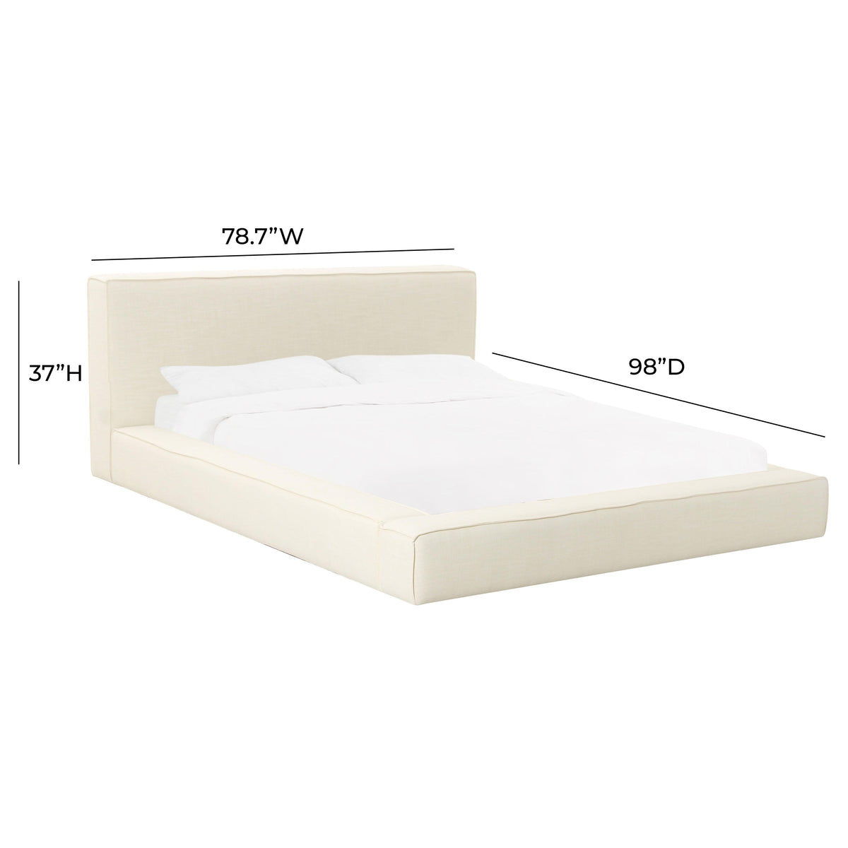 Olafur Performance Linen Upholstered Bed