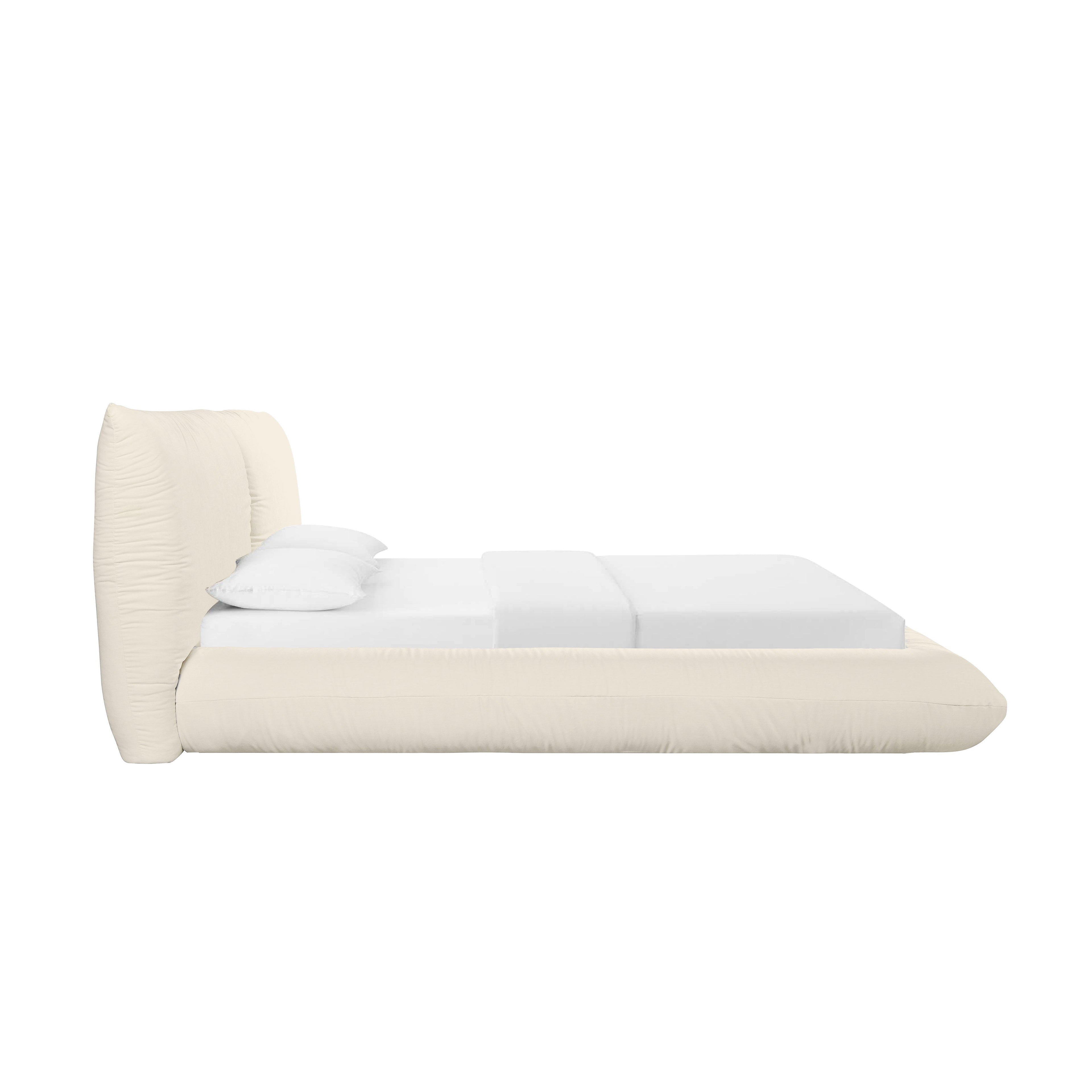 Romp Cream Upcycled Performance Linen Bed