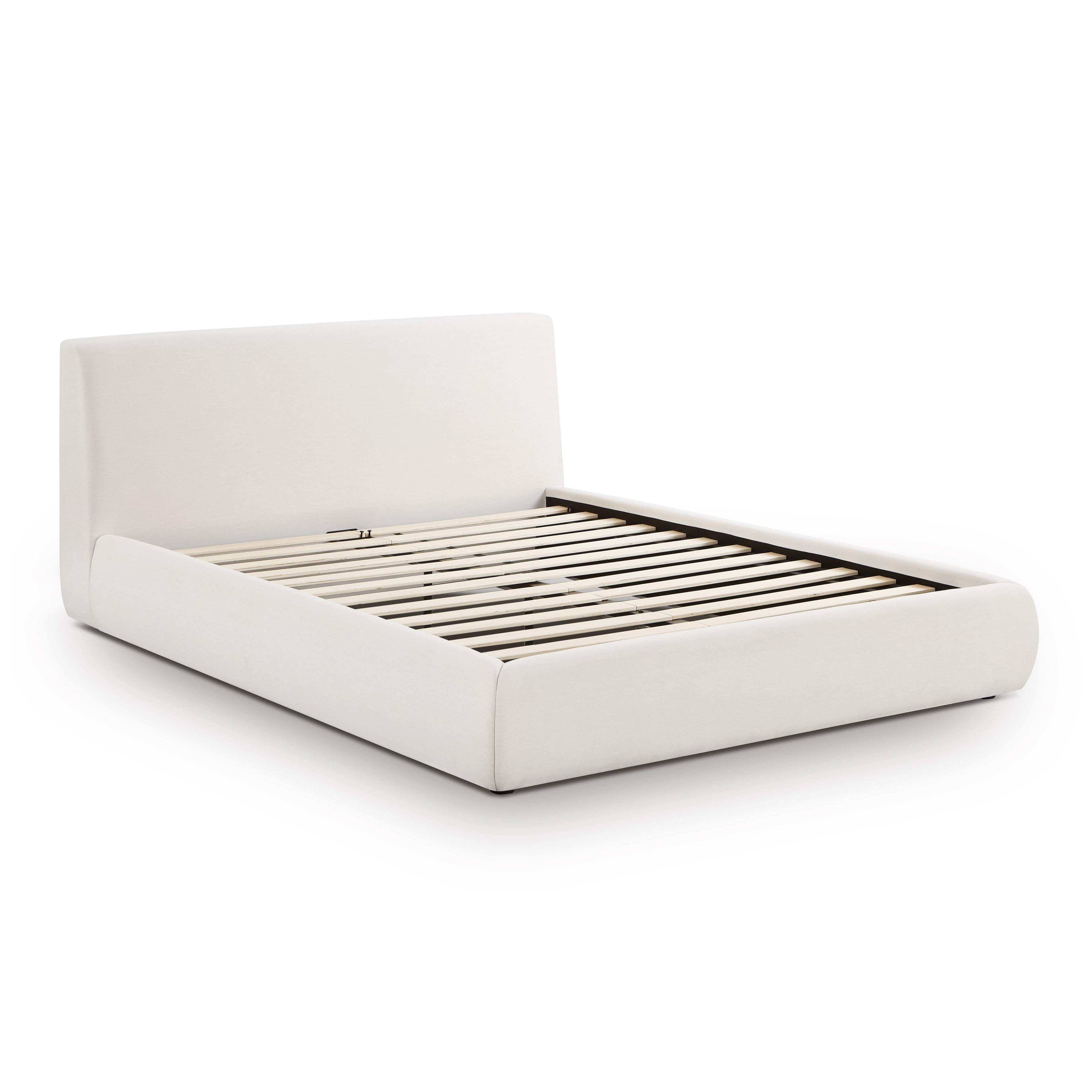 Isla Cream Upcycled Performance Linen Bed