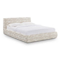Isla Cream Jacquard Pattern Bed — Cream Queen