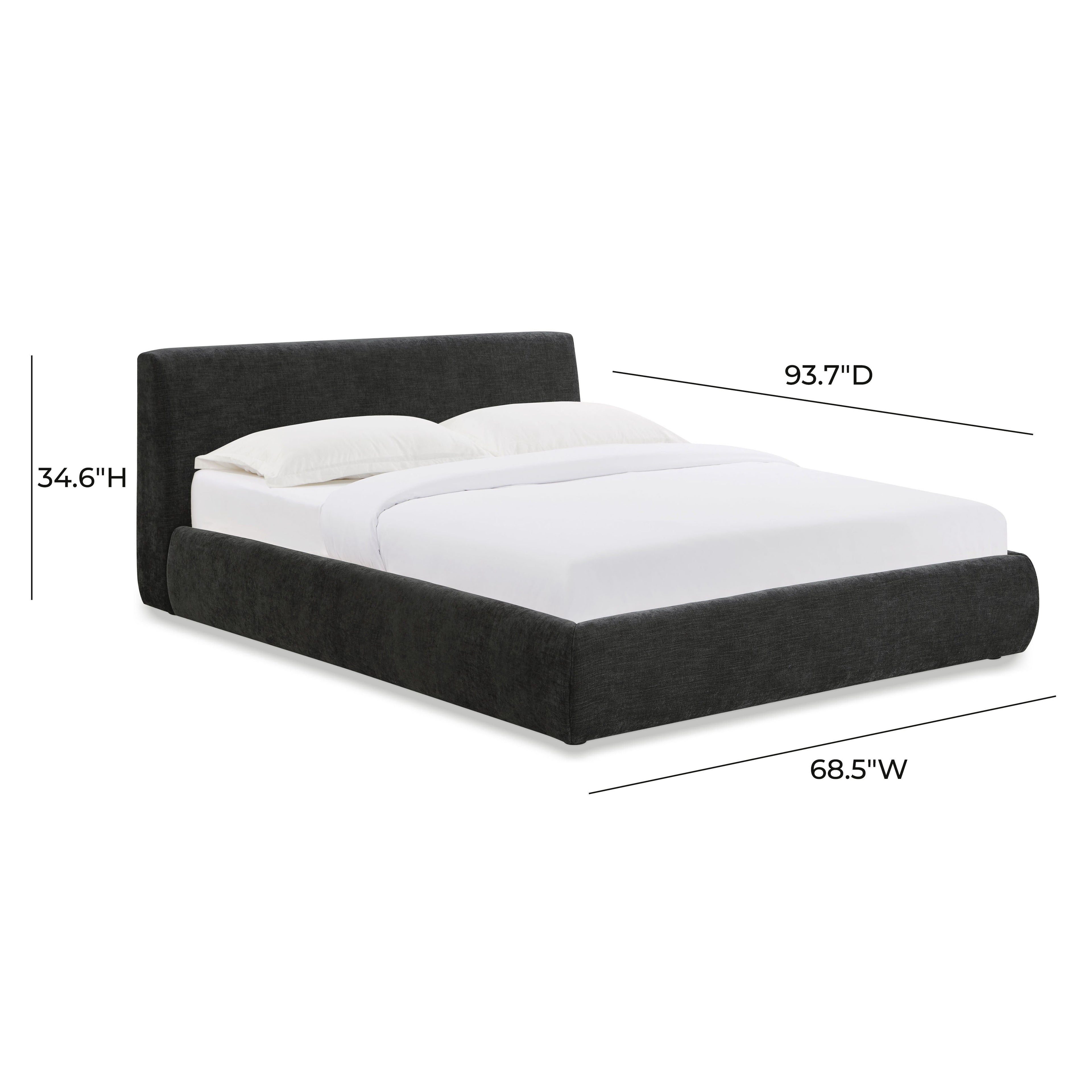 Isla Textured Performance Velvet Bed