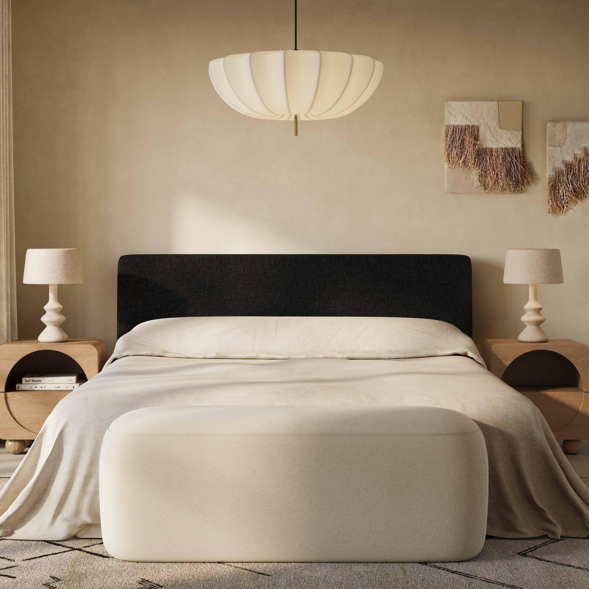 Isla Textured Performance Velvet Bed
