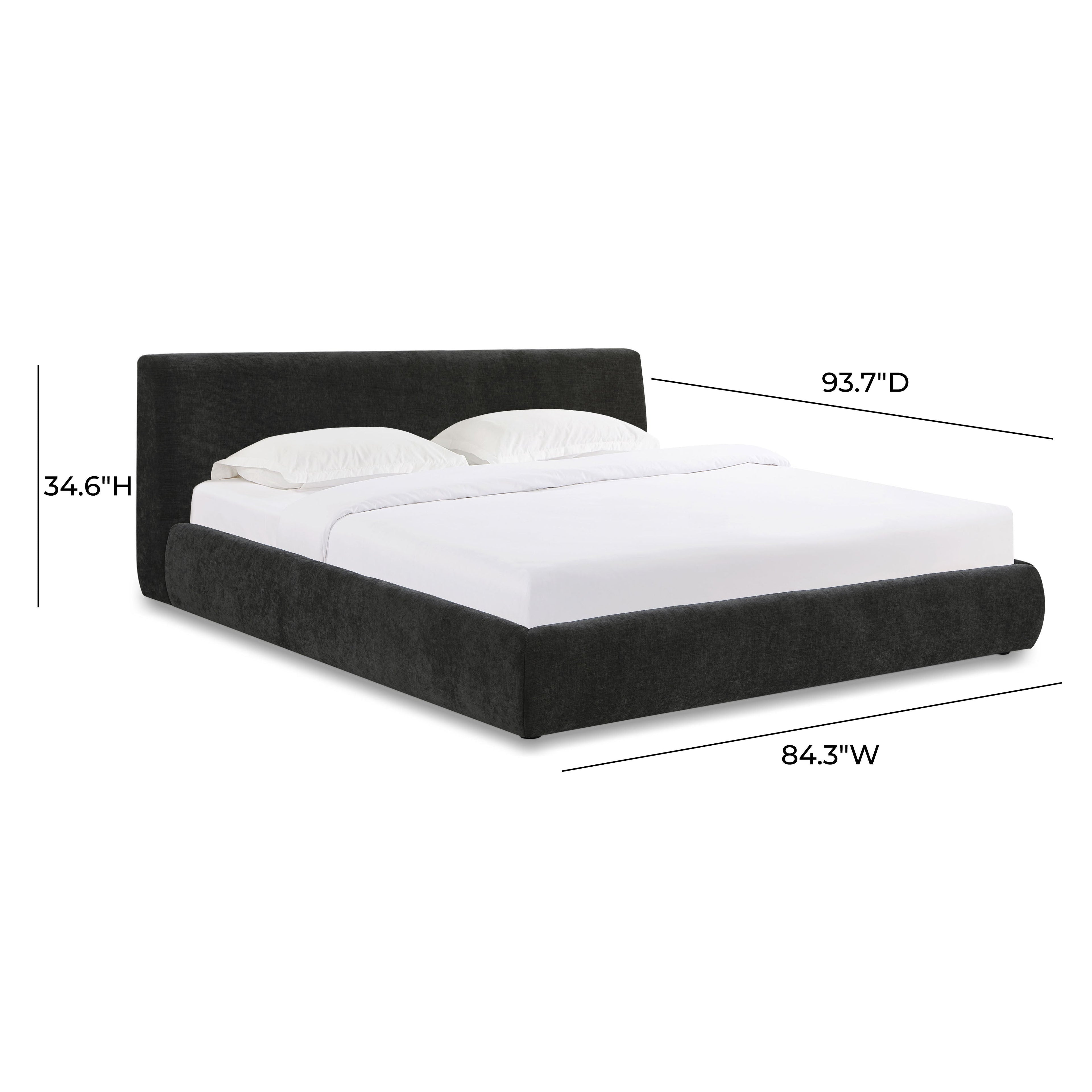 Isla Textured Performance Velvet Bed