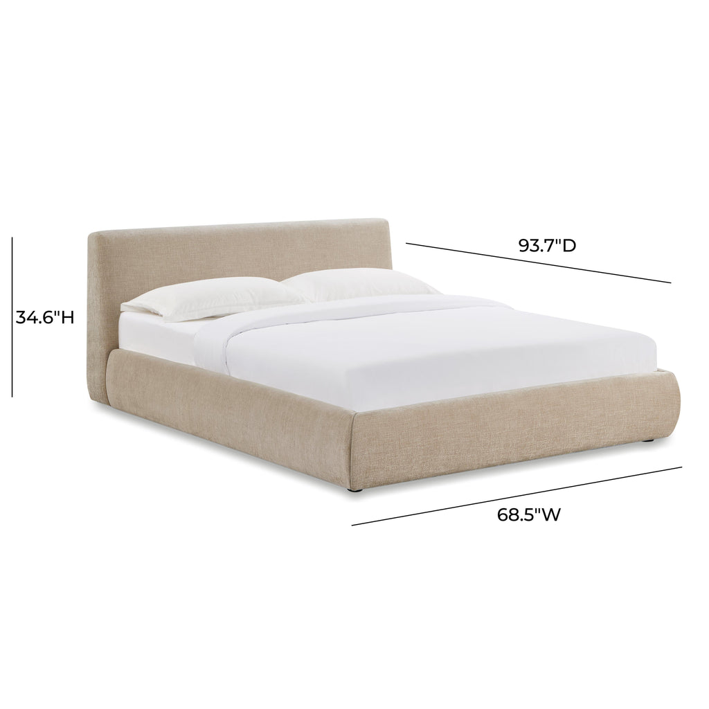 Isla Textured Performance Velvet Bed