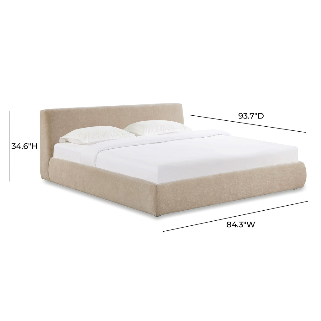 Isla Textured Performance Velvet Bed