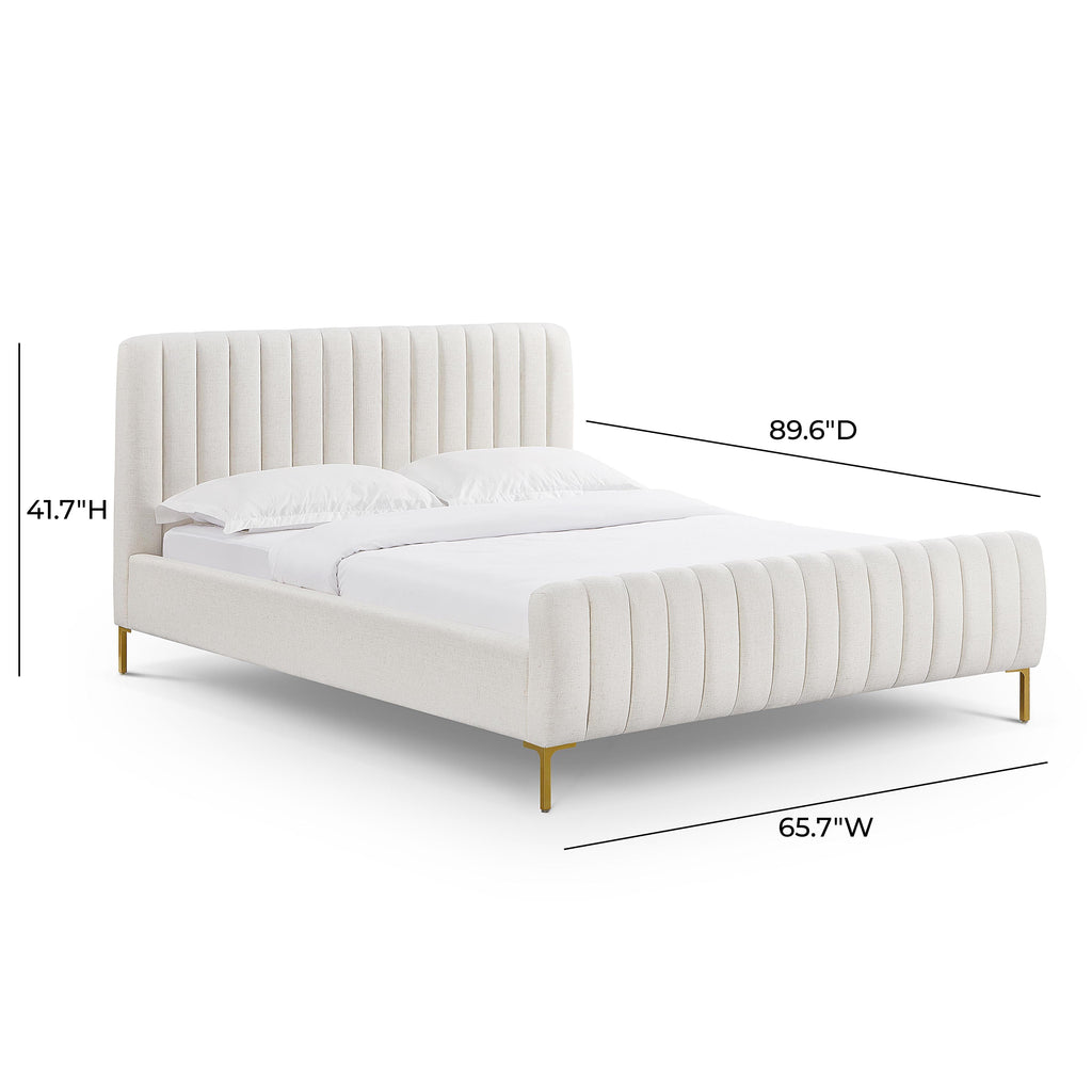 Angela Upcycled Performance Linen Bed