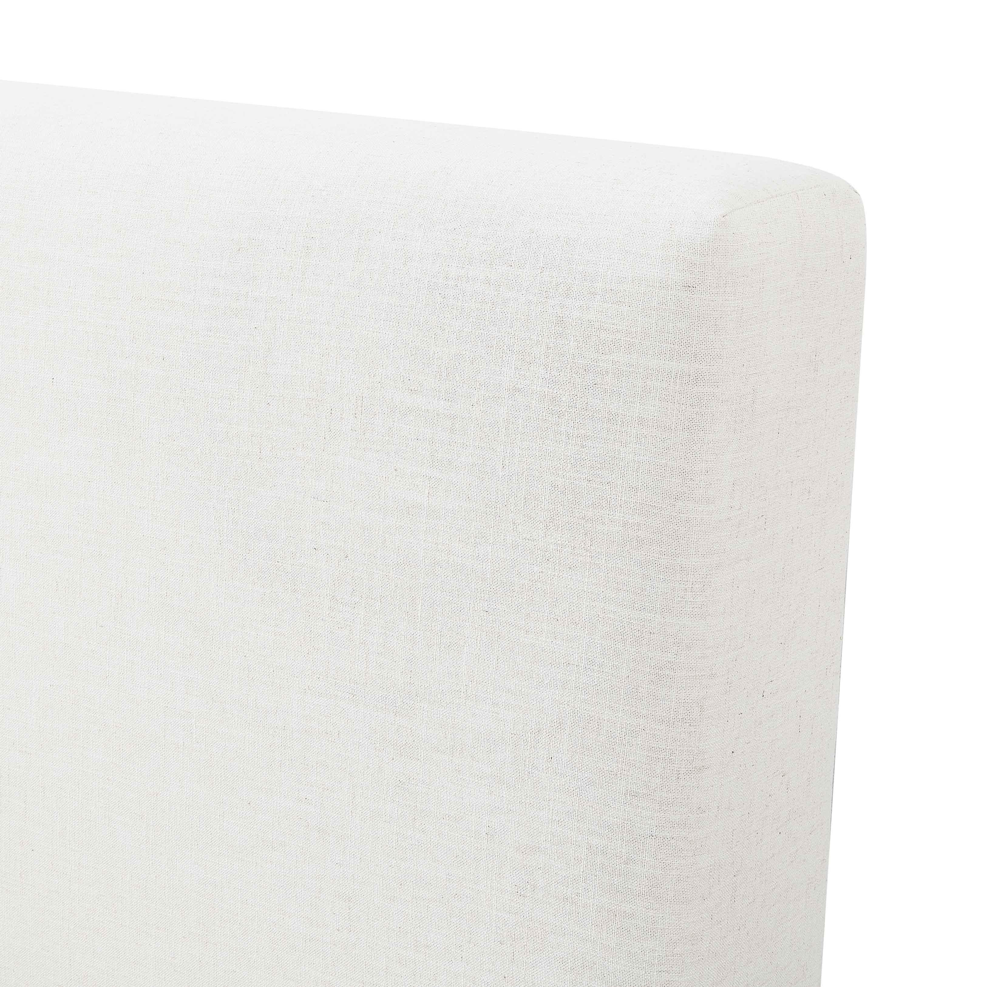 Meena Cream Upcycled Performance Linen Storage Bed