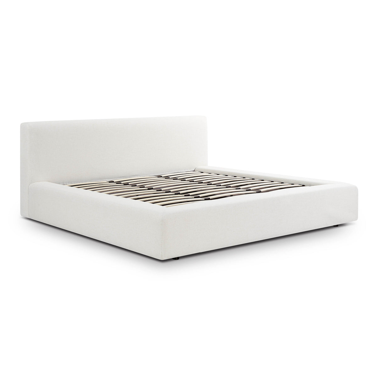 Meena Cream Upcycled Performance Linen Storage Bed