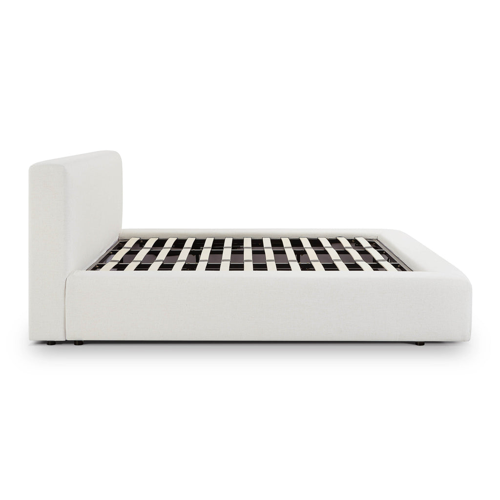 Meena Cream Upcycled Performance Linen Storage Bed