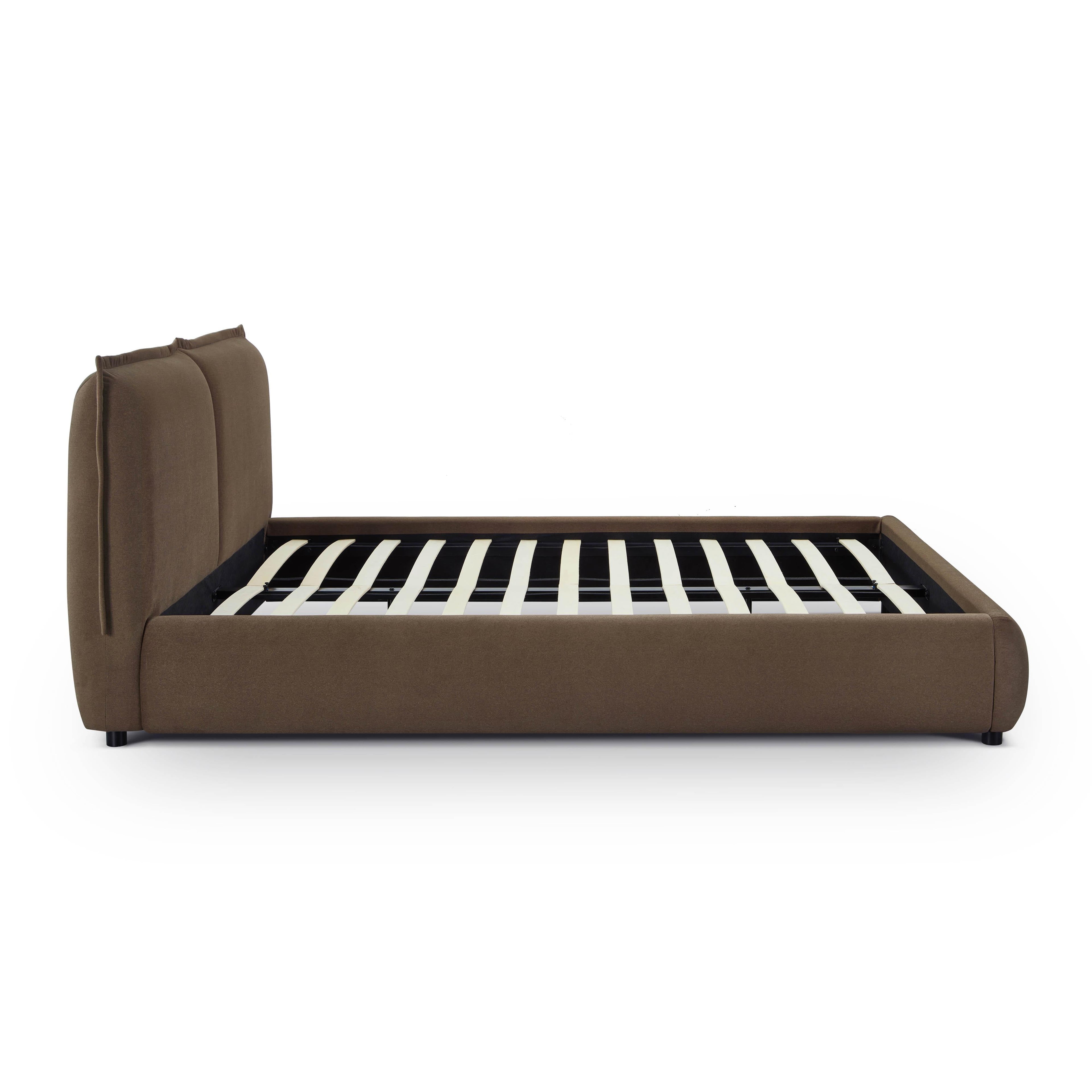 Mel Performance Faux Mohair Velvet Bed