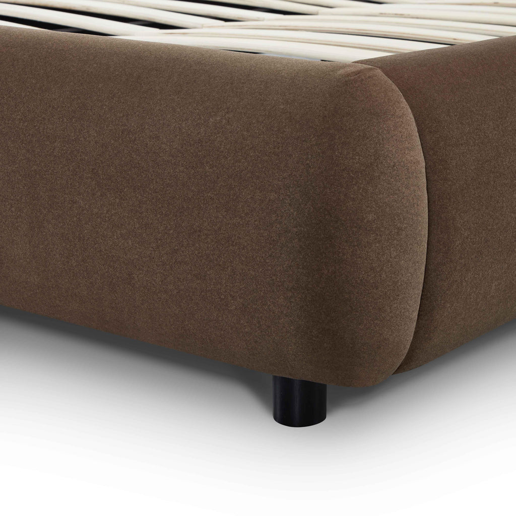 Mel Performance Faux Mohair Velvet Bed