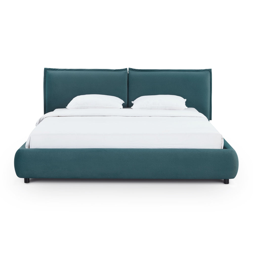 Mel Performance Faux Mohair Velvet Bed