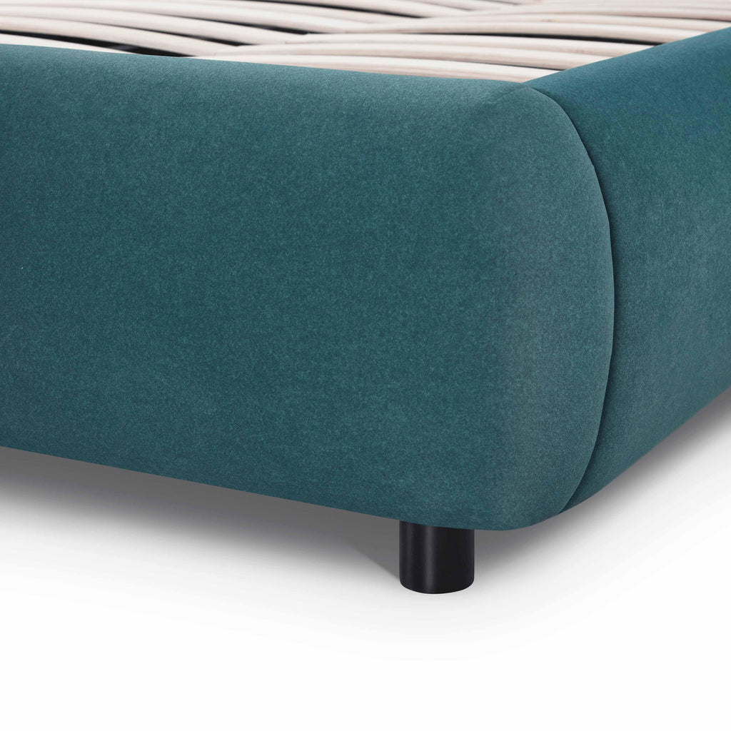 Mel Performance Faux Mohair Velvet Bed